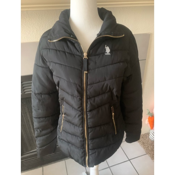 U. S POLO ASSN  black Jacket . Size Small - Picture 2 of 11